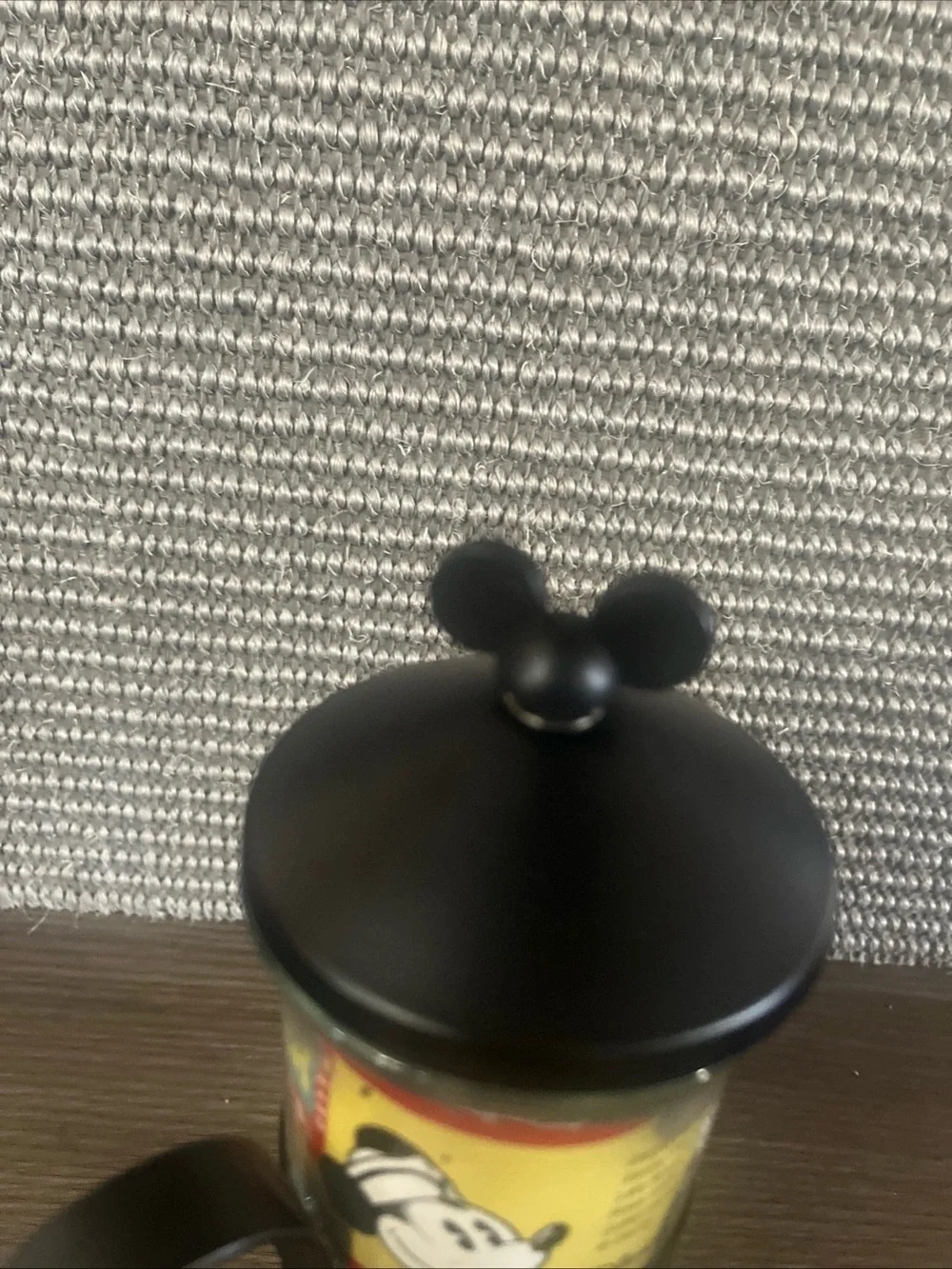 Disney Black French Press with Character Cutouts